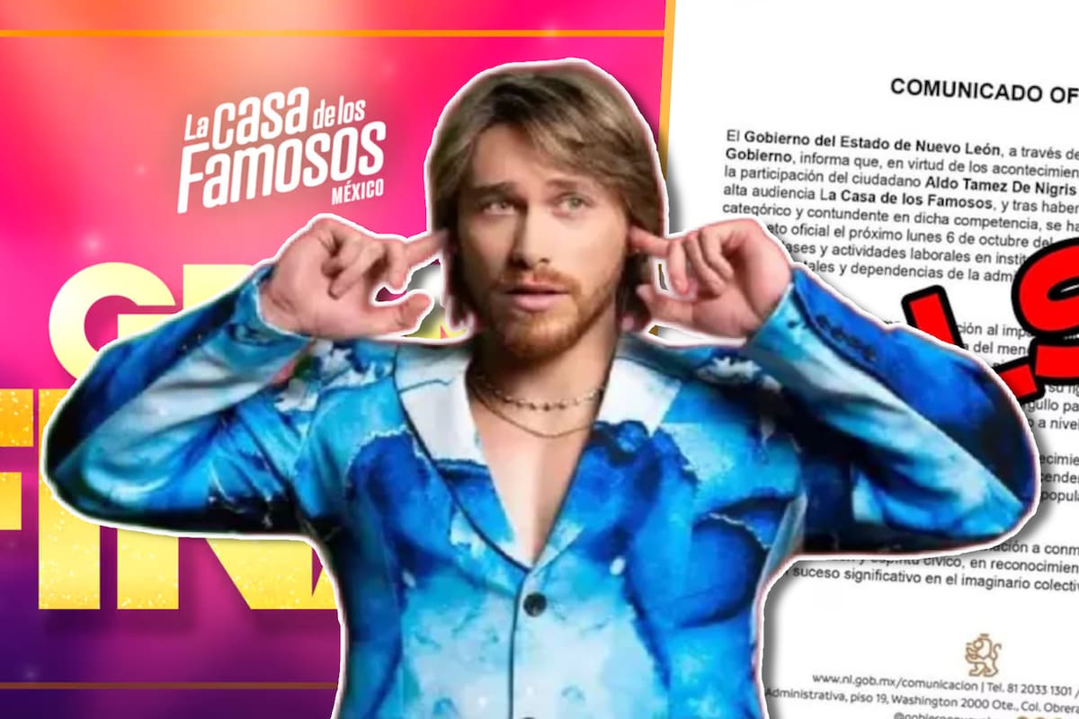 Gobierno de Nuevo León desmiente comunicado de suspensión de clases por el triunfo de Aldo de Nigris en ‘La Casa de los Famosos México’