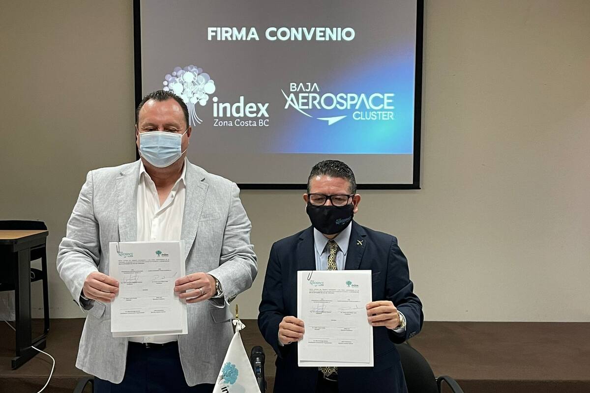 Index Zona Costa BC y Baja Aerospace Cluster firman convenio para renovar su alianza