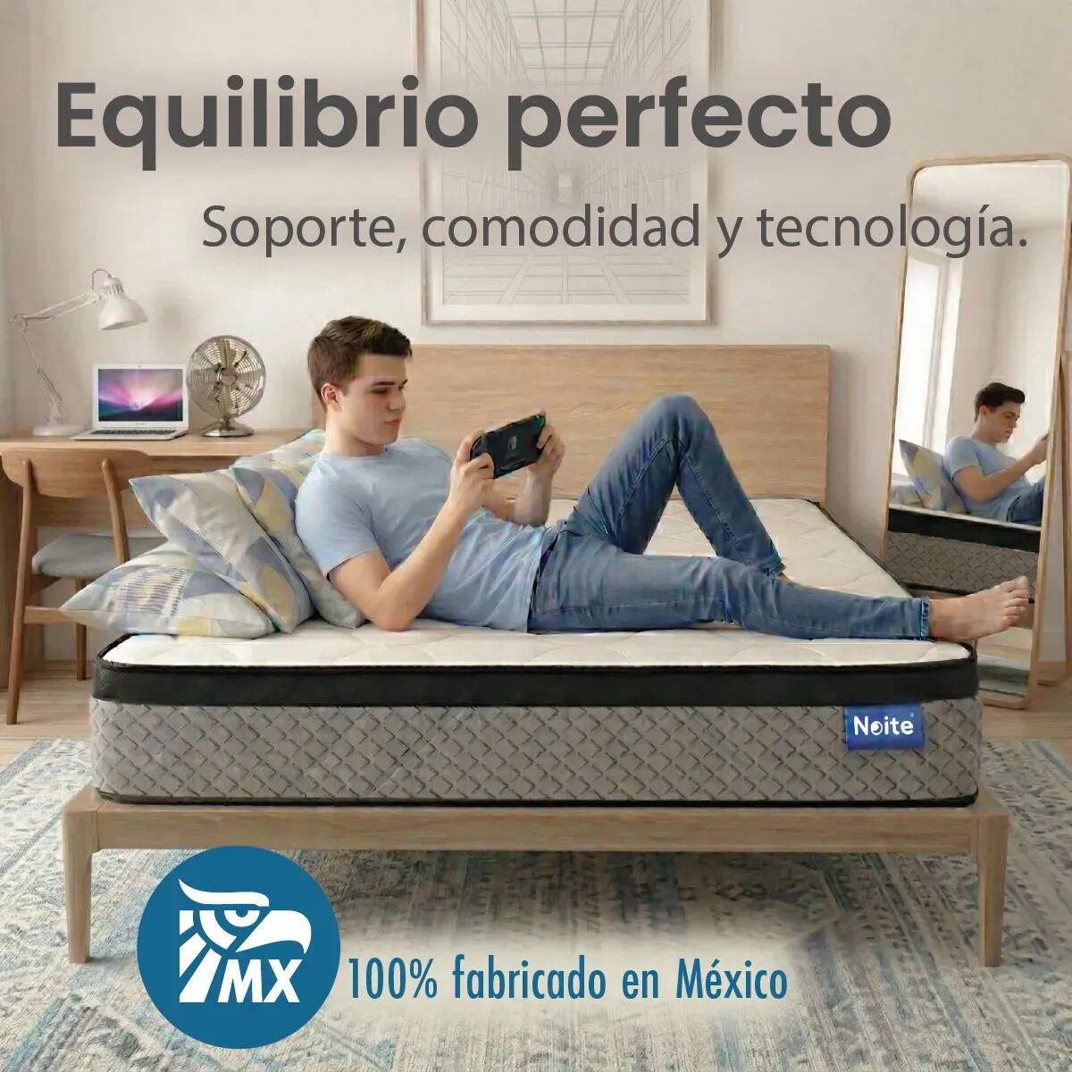 Uno de los atractivos del colchón es que se entrega en caja, en un empaque sellado al vacío, que al abrirlo se expande, lo que facilita el traslado. | Foto: Mercado Libre