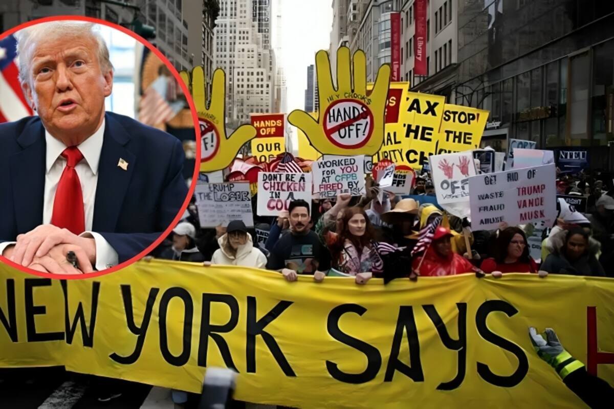 Veteranos protestan contra Trump en más de 70 ciudades por militarización de EEUU