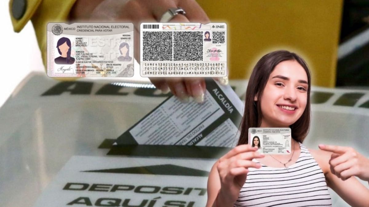 El INE inició la producción del nuevo modelo de la credencial para votar con impresión arcoíris y funciones táctiles para personas con discapacidad visual
