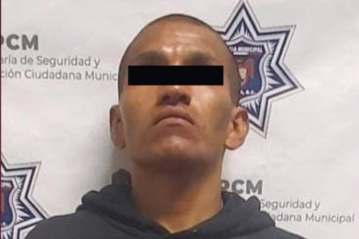 Capturan a sujeto por asaltar a dos ciudadanos en Jardines de Agua Caliente