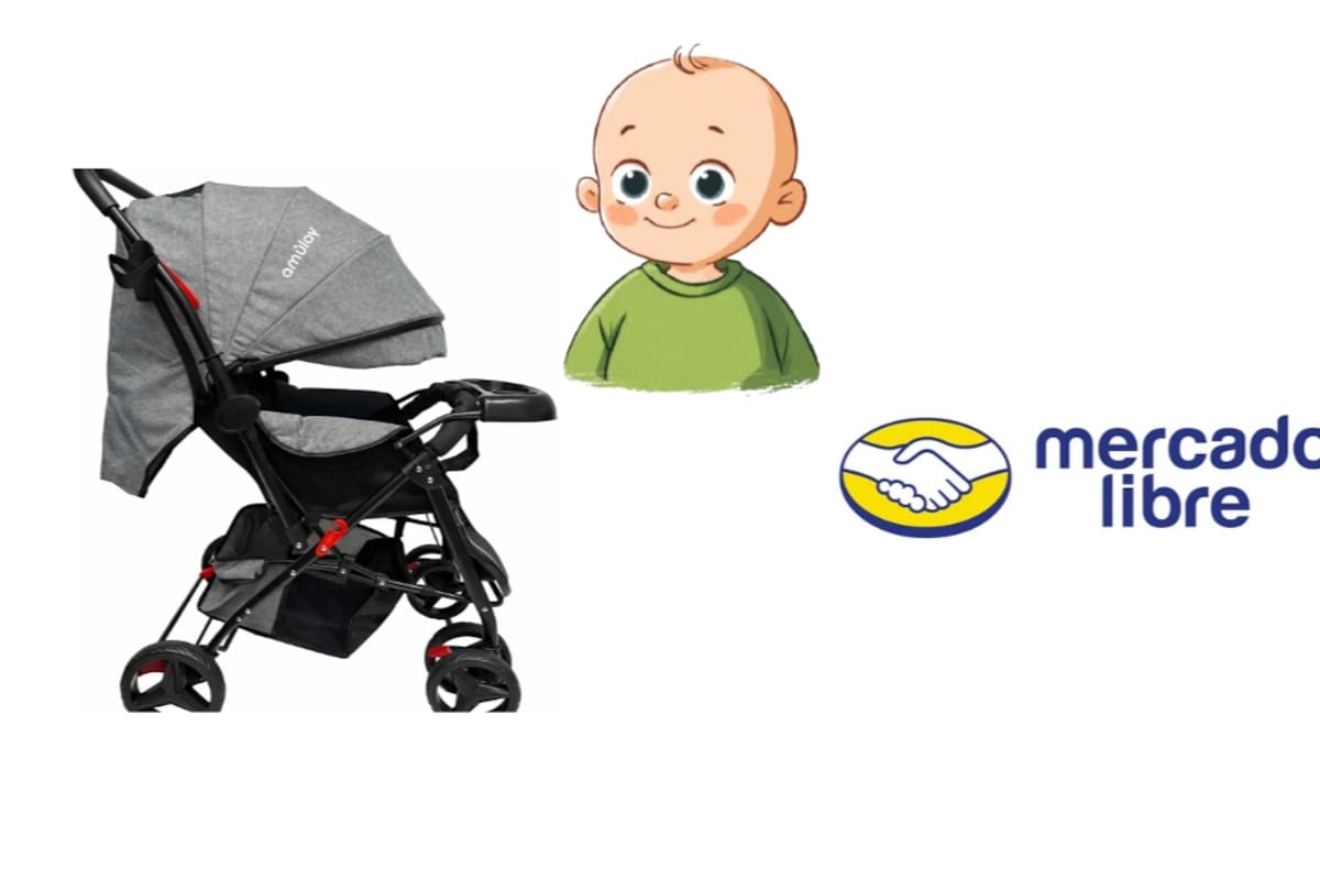 Ofertas en Mercado Libre: Carriola marca Amulay con sombrilla ajustable tiene 32 % de descuento