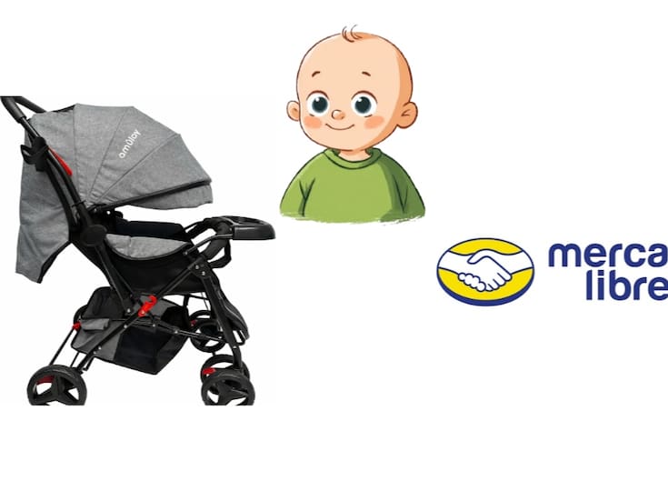 Ofertas en Mercado Libre: Carriola marca Amulay con sombrilla ajustable tiene 32 % de descuento