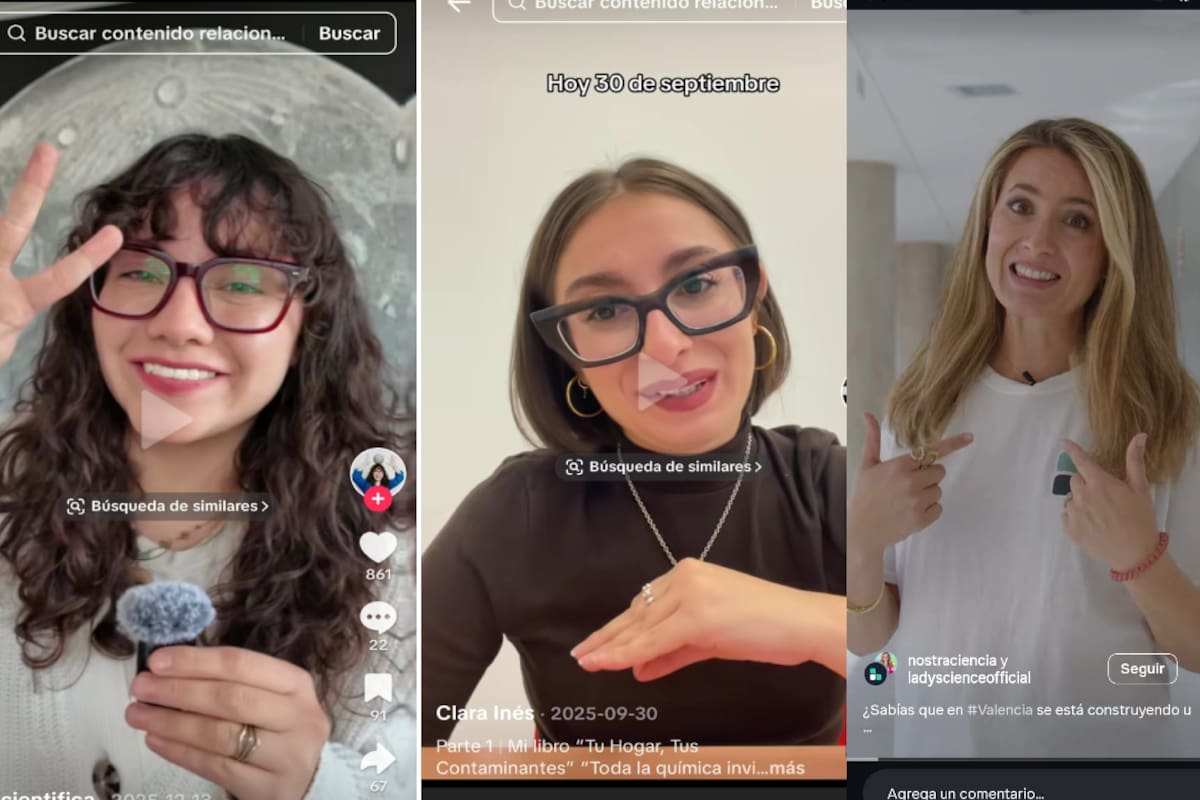 Influencers científicas más populares en TikTok e Instagram
