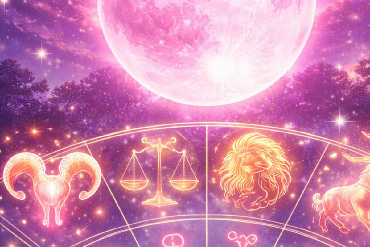 La Luna Rosa del 1 de abril marca un glow up para Aries, Leo, Libra y Capricornio