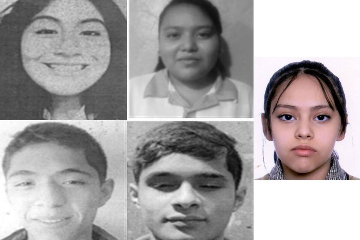Alerta Amber CDMX: Buscan a cinco menores reportados como extraviados en la capital