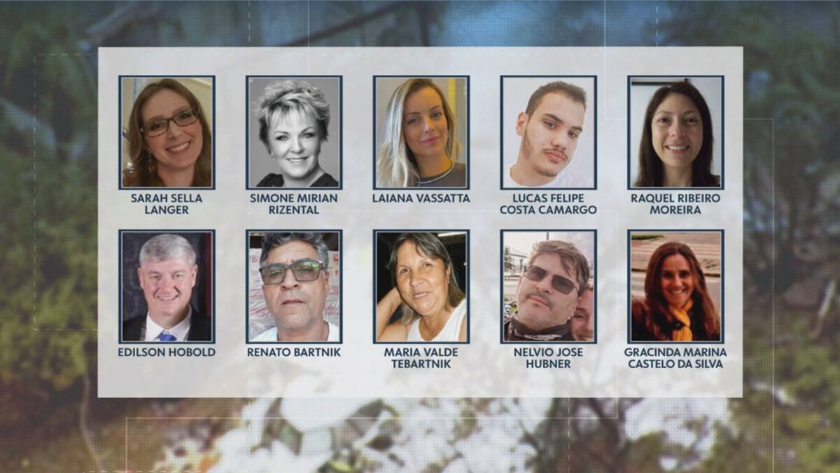 Listado de víctimas, parte 2. Foto: Globo