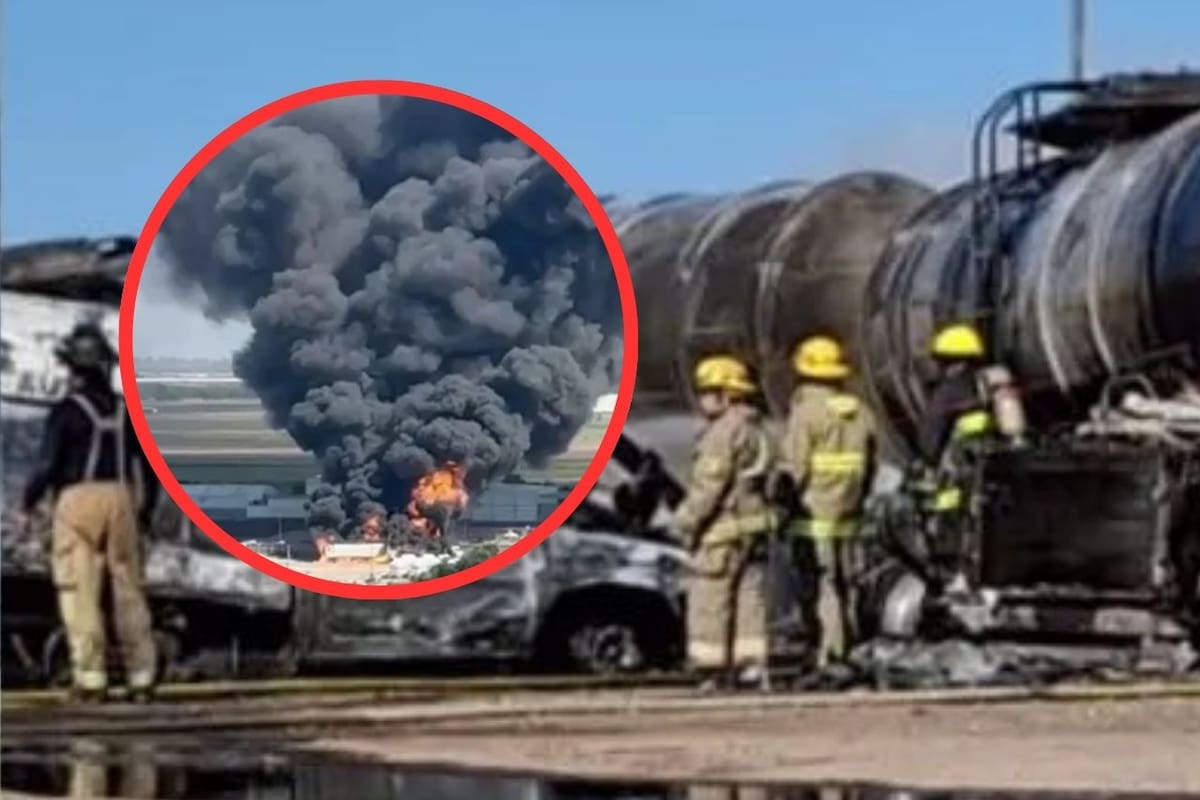 Fallece joven por incendio de pipa en Los Mochis; señalan cortocircuito como posible causa de la explosión