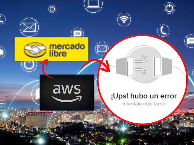 ¿Se cayó Mercado Libre? Amazon Web Services lo ‘derrumba’ ante falla global
