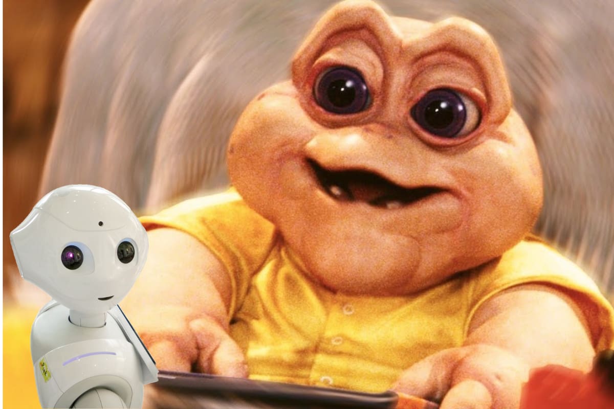 Dinosaurios: Así se vería Sinclair si fuera un bebé humano según la Inteligencia Artificial
