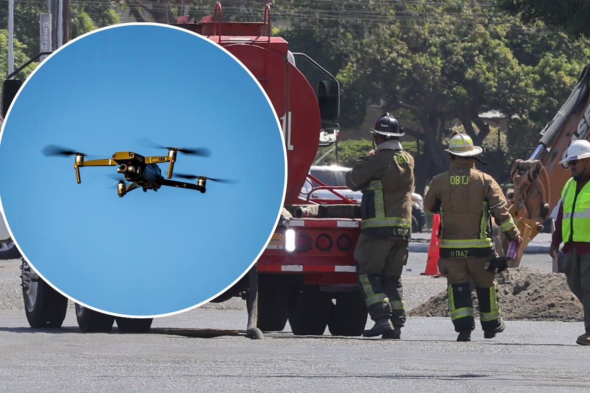Ayudarán drones con datos en tiempo real a bomberos de Tijuana