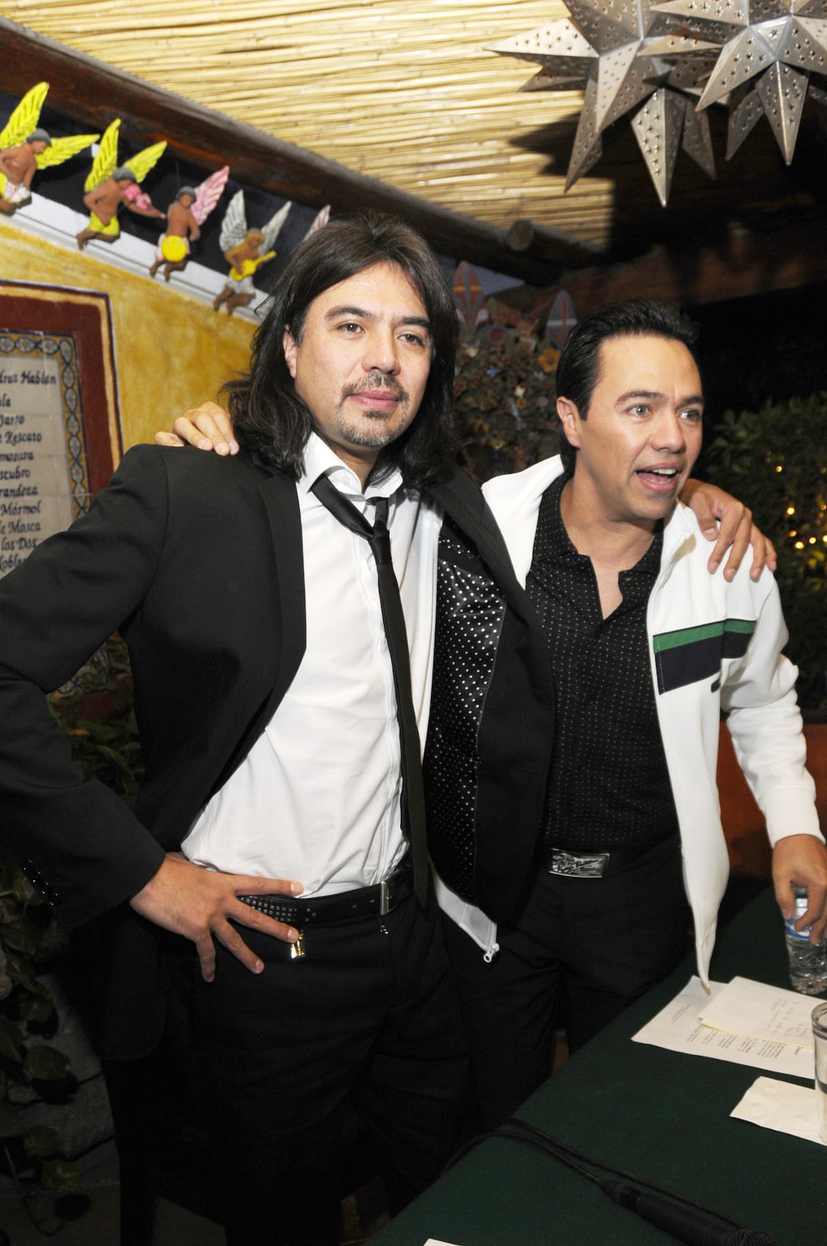 Los hermanos Adolfo Ángel y Gustavo Ángel Alba.