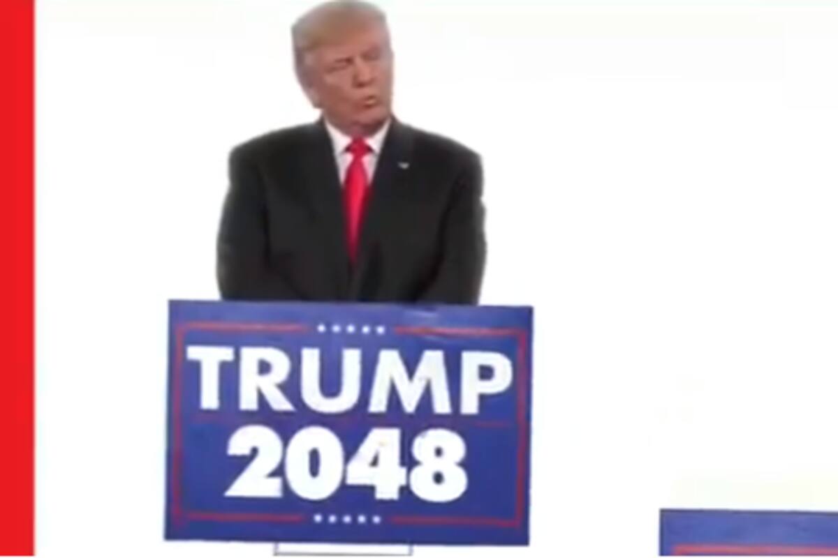 Donald Trump publica inquietante video que sugiere reelección indefinida
