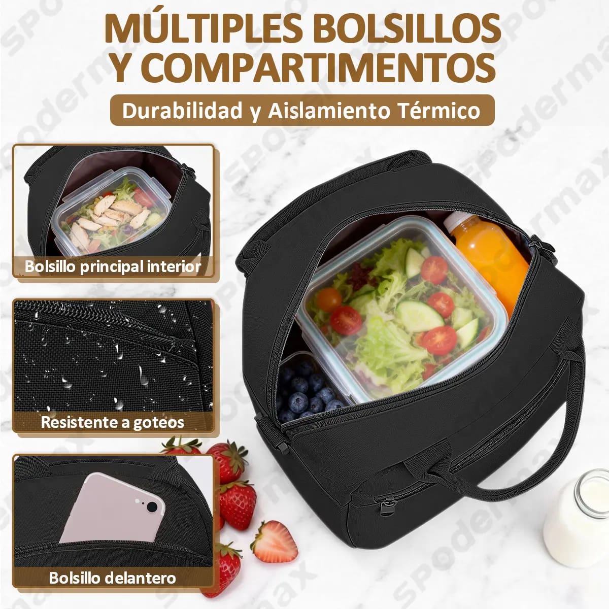 Lonchera térmica portátil de 9.5 litros de capacidad | Mercado Libre