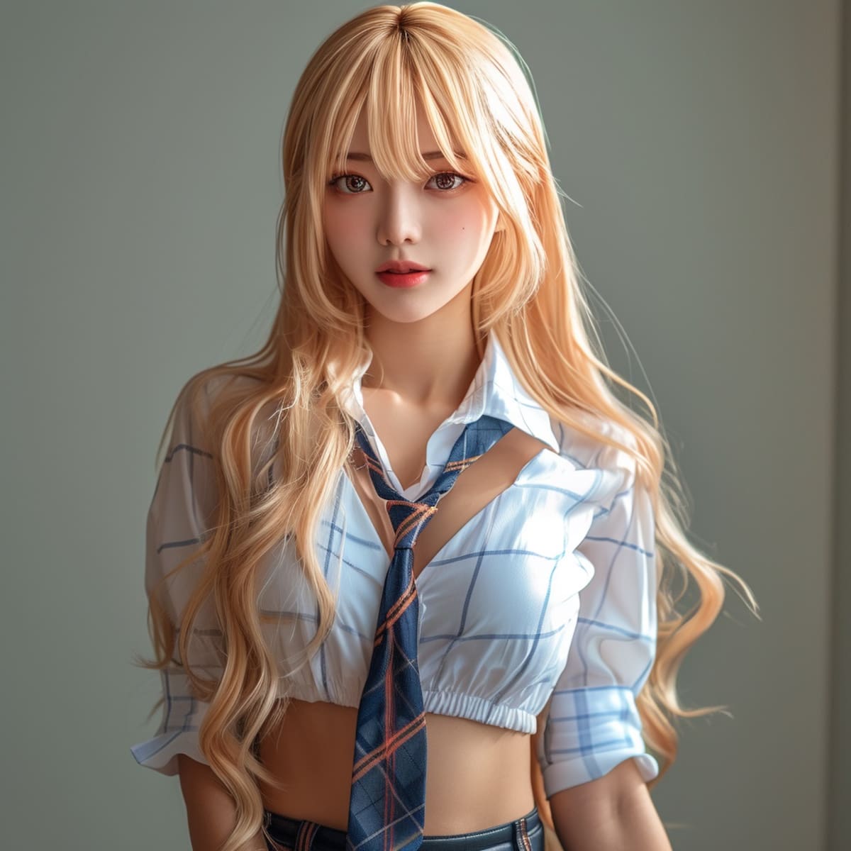 Así se vería Marin Kitagawa de Sono Bisque Doll wa Koi wo Suru en la vida real según la IA