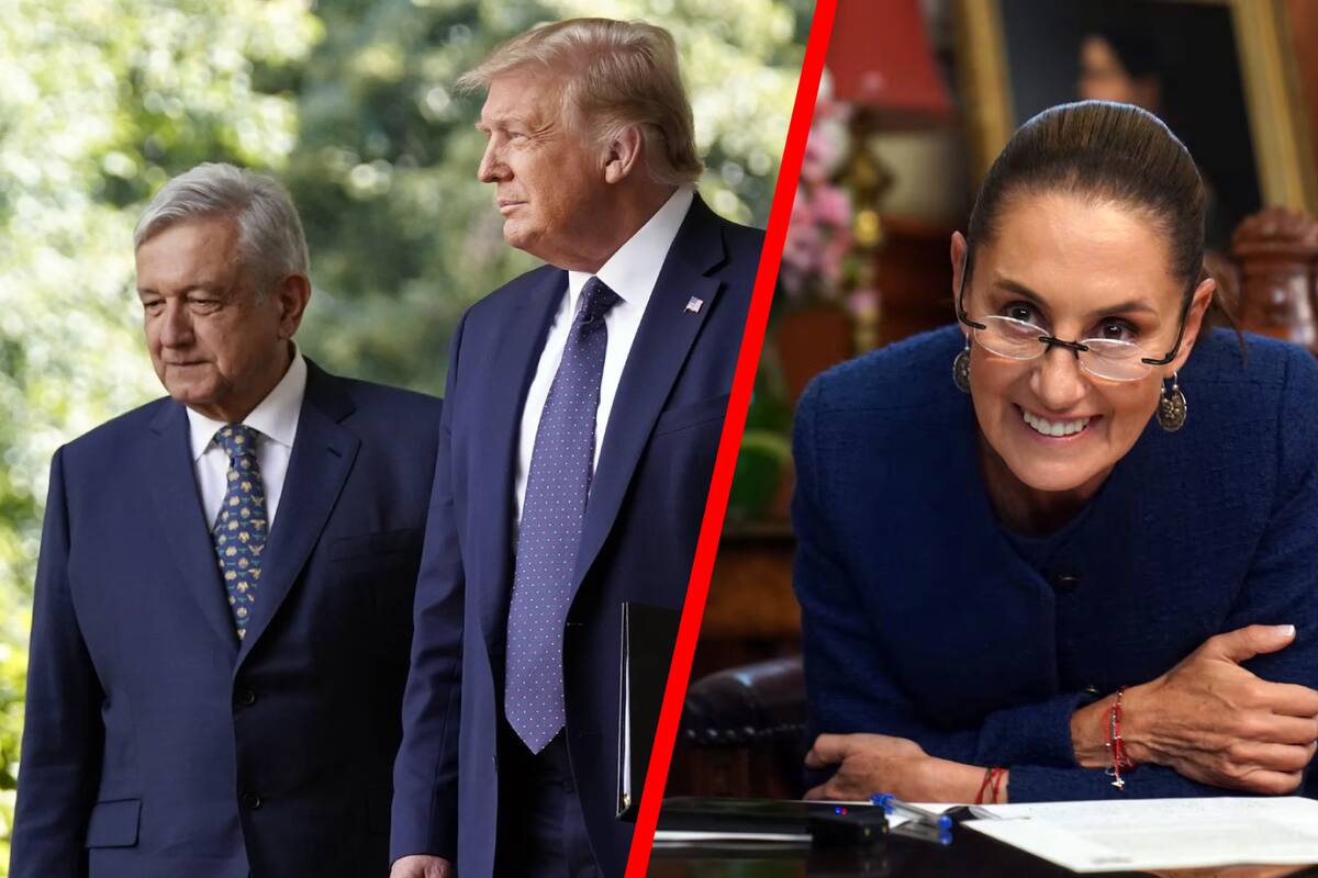 AMLO “hablaba por mucho tiempo” y aburría a Trump, reportan; Sheinbaum es más “equilibrada”