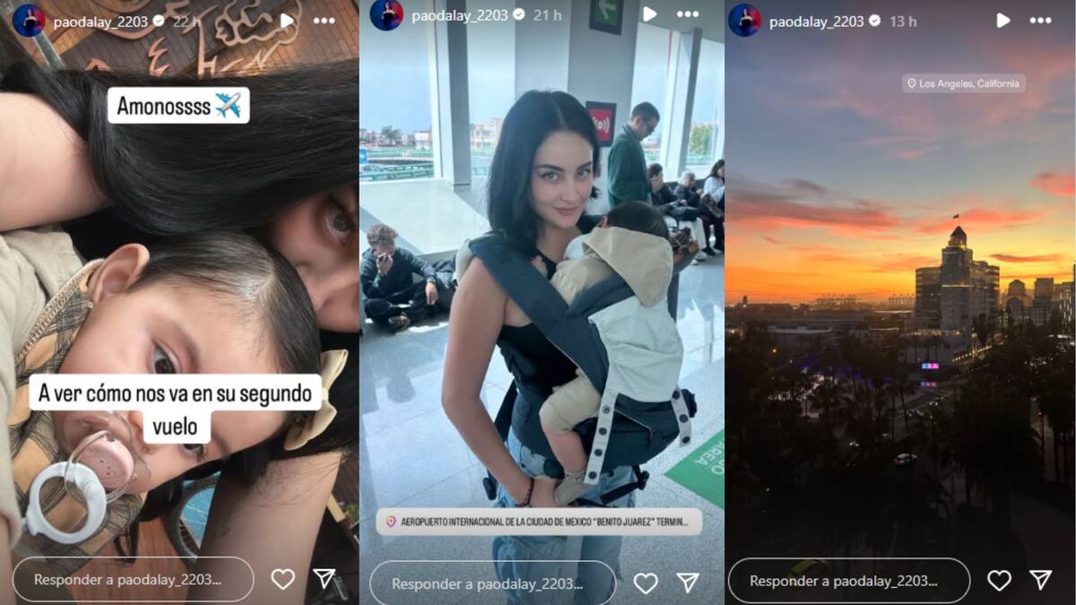 Paola Dalay también usó sus redes para compartir imágenes del viaje | Captura de pantalla Instagram (@paodalay_2203)