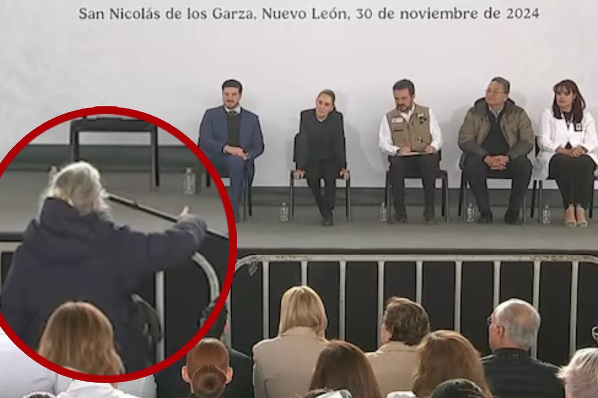 Adulta mayor interrumpe evento de Sheinbaum para pedir ayuda; promete solución personal