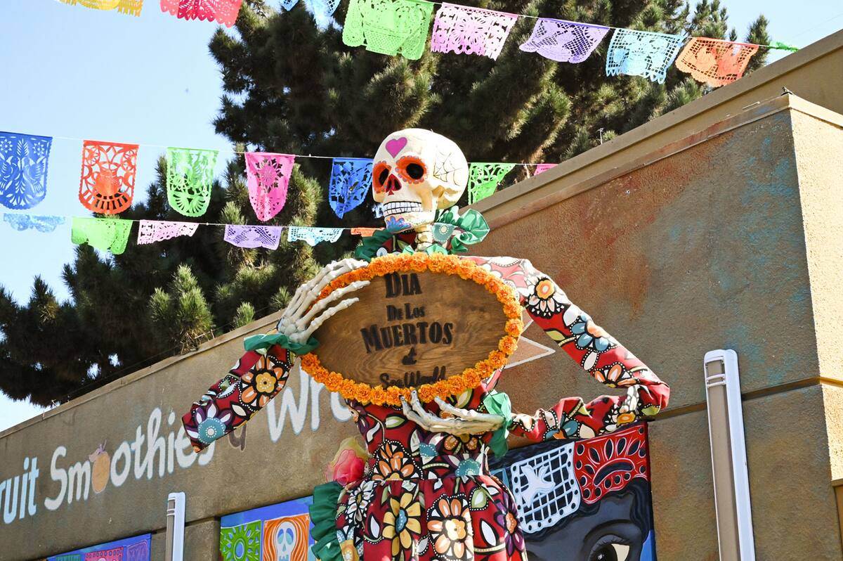 Estatuas de Catrina adornadas darán la bienvenida a los visitantes.