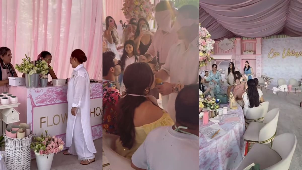 Canelo Álvarez y Fernanda Gómez celebran lujoso baby shower para su hija Eva Victoria.