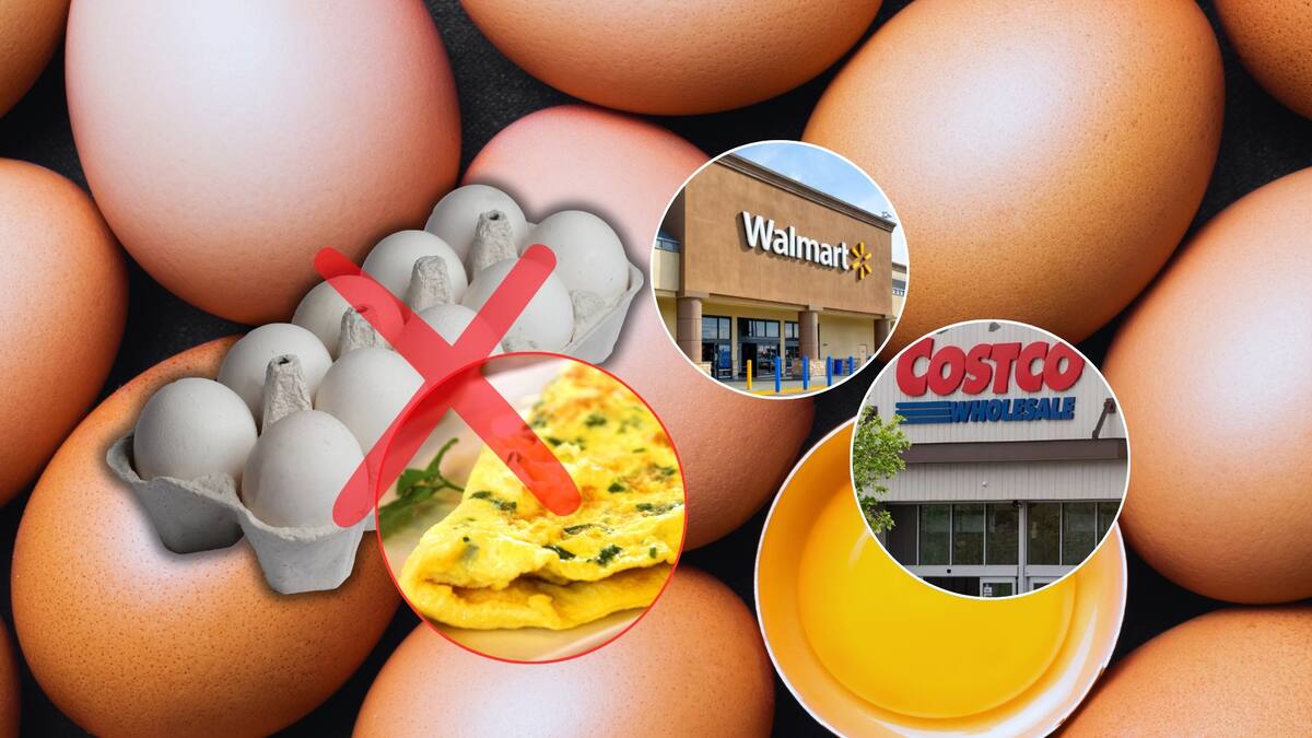 Precio del huevo sigue subiendo, supermercados limitan compras de cartones y se han reportado robos del producto en EU. Foto: Especial (Editada en Canva)