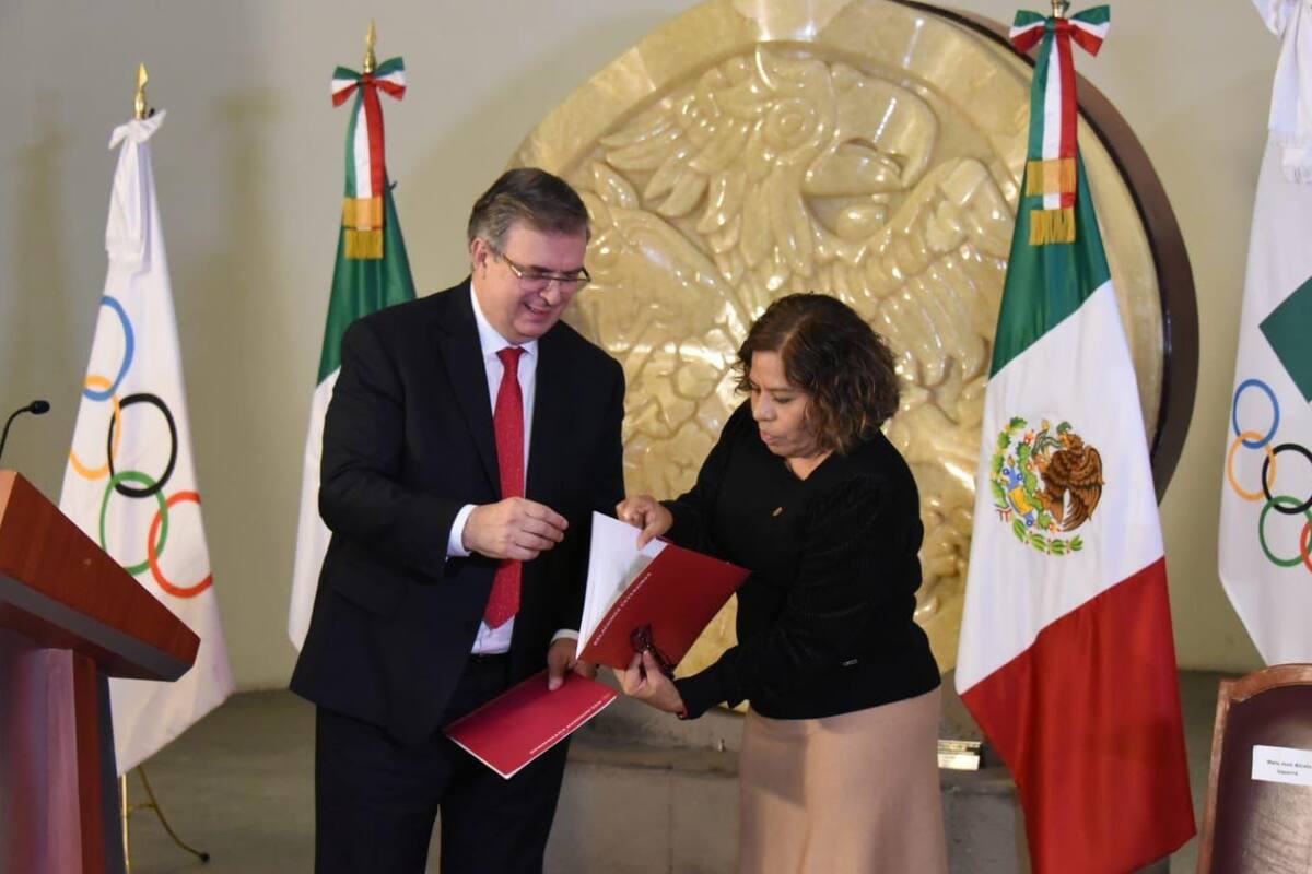 ¡Juegos Olímpicos en México! María José Alcalá y Marcelo Ebrard anuncian inicio del proceso
