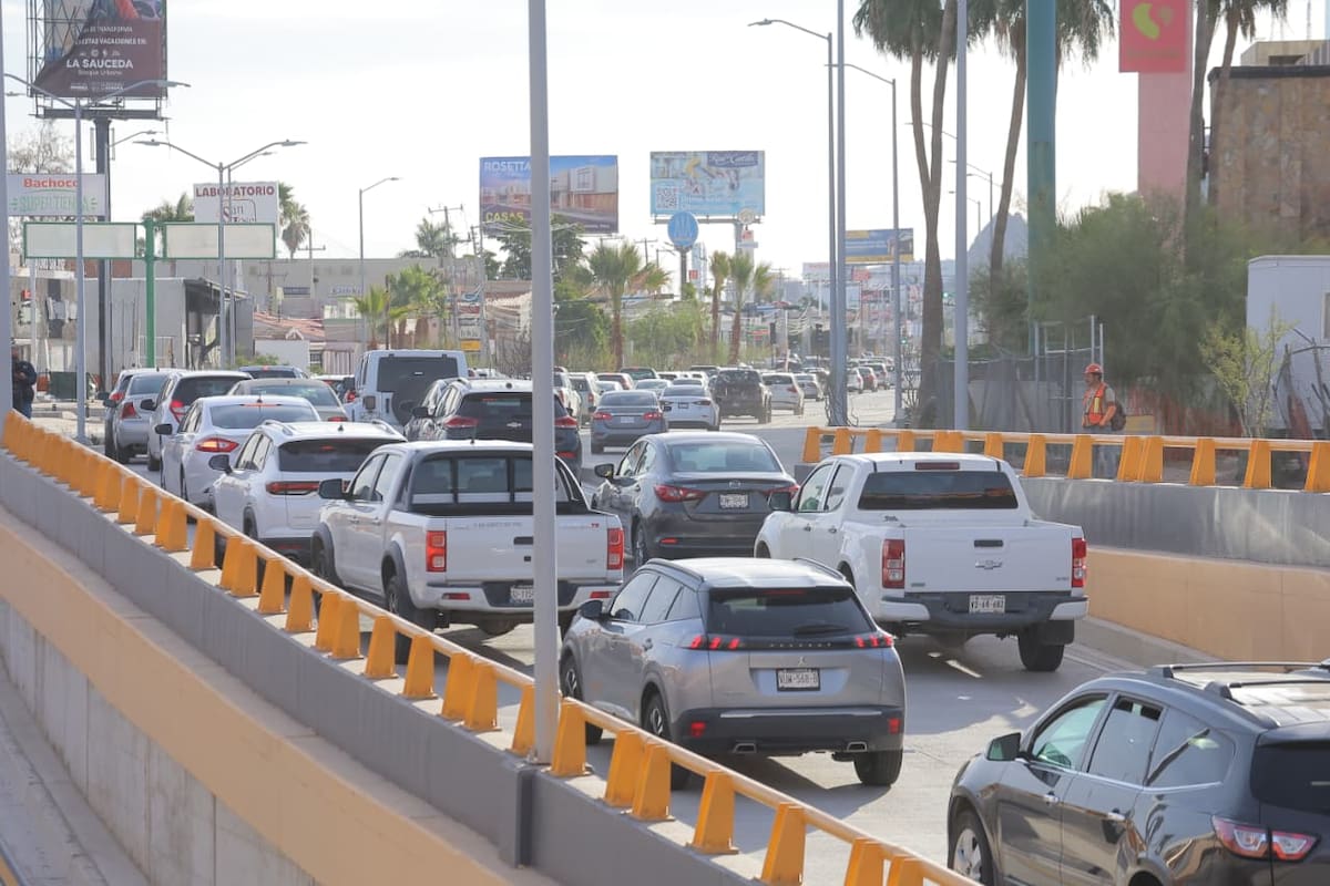Paso a desnivel en Hermosillo: Tránsito brinda orientación para adaptación y mejora de la circulación