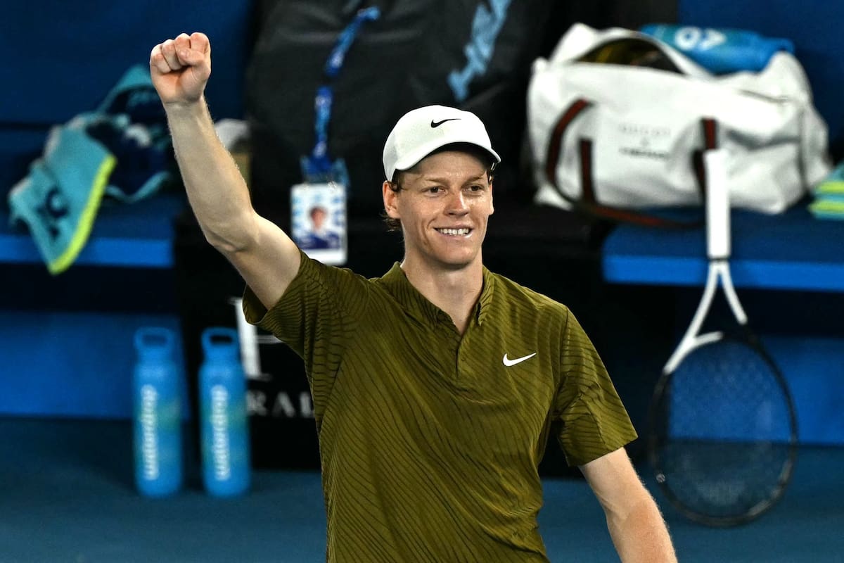 Sinner aplasta a Ben Shelton y se enfrentará a Djokovic en la semifinal del Abierto de Australia