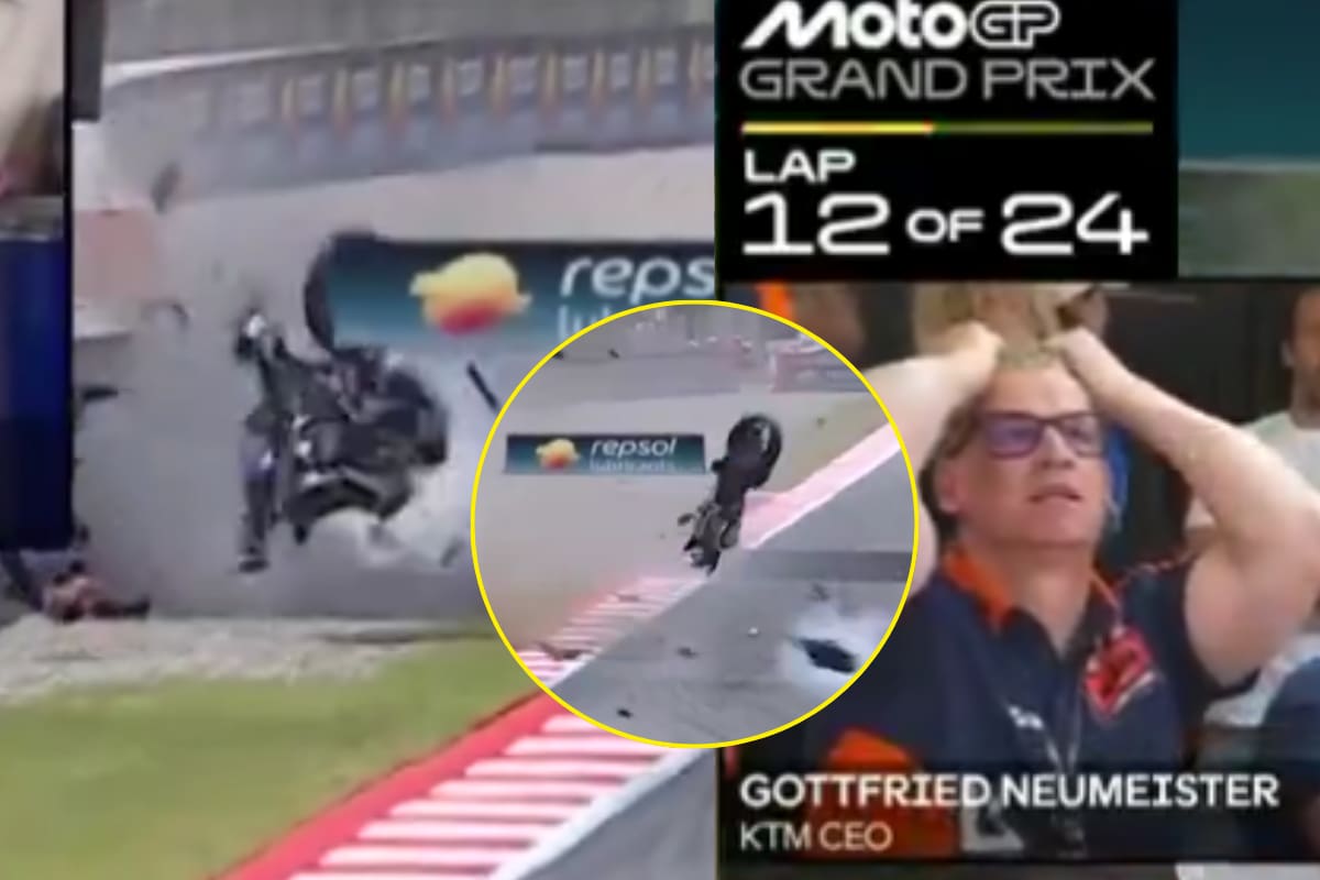 VIDEO: Dramático accidente en MotoGP obliga a detener la competencia
