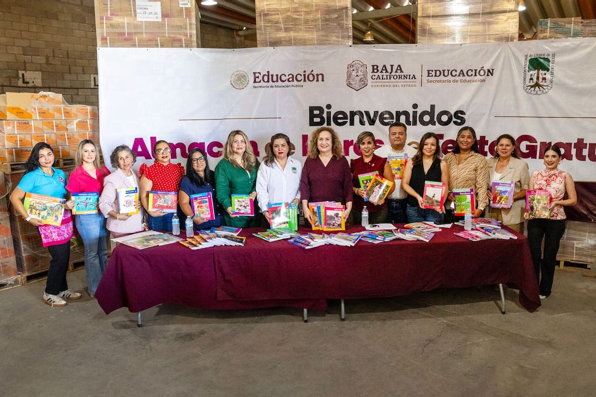 Arranca distribución de más de 4 millones de libros de texto en Baja California