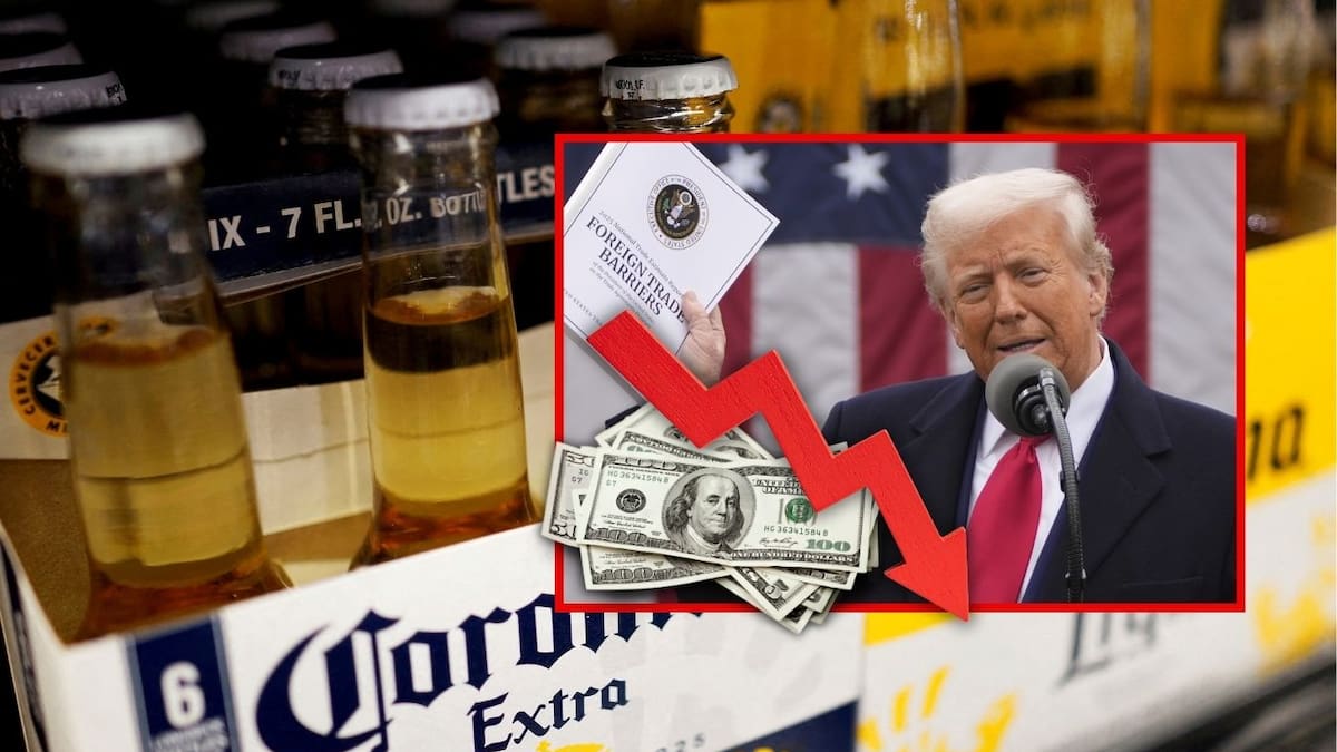 Aranceles de Trump a la cerveza mexicana afectaría a EEUU