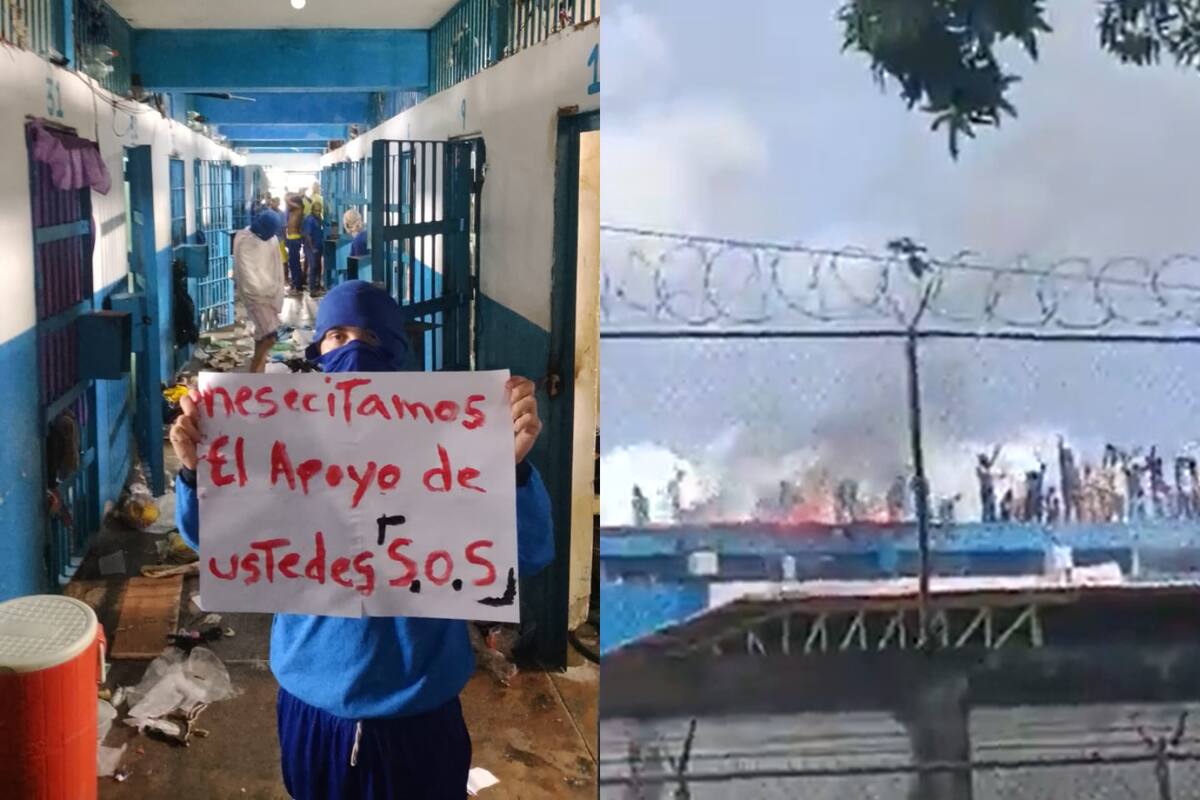 Reclusos toman una cárcel en Venezuela para denunciar torturas, exigir la destitución del director y pedir la intervención de las autoridades