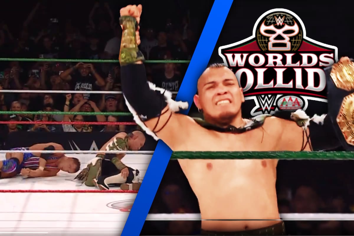 ¡LUCHA DEL AÑO! Hijo del Vikingo retiene el Megacampeonato de AAA frente a Chad Gable en Worlds Collide