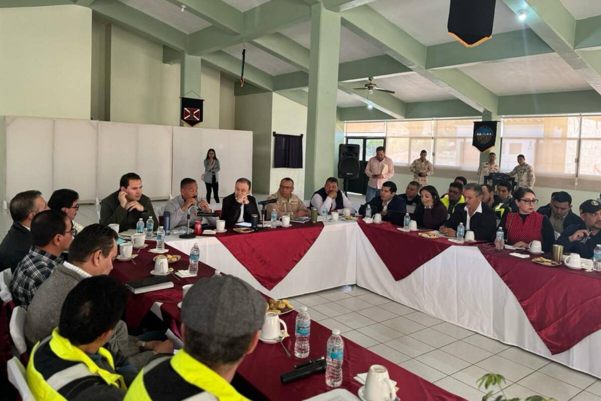 Encabeza Durazo reunión de acciones preventivas y de seguridad en región Norte