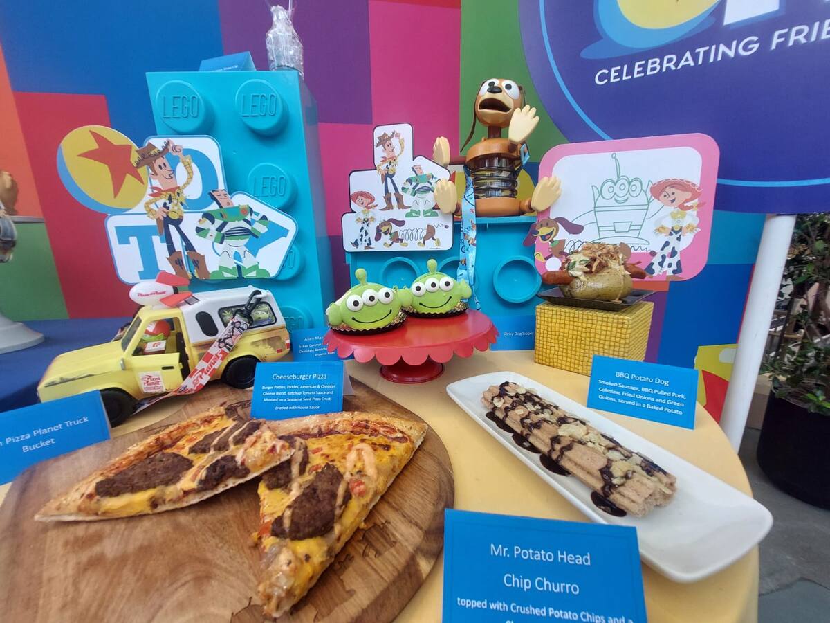 Los comensales encontrarán una colección de Pizza Planet