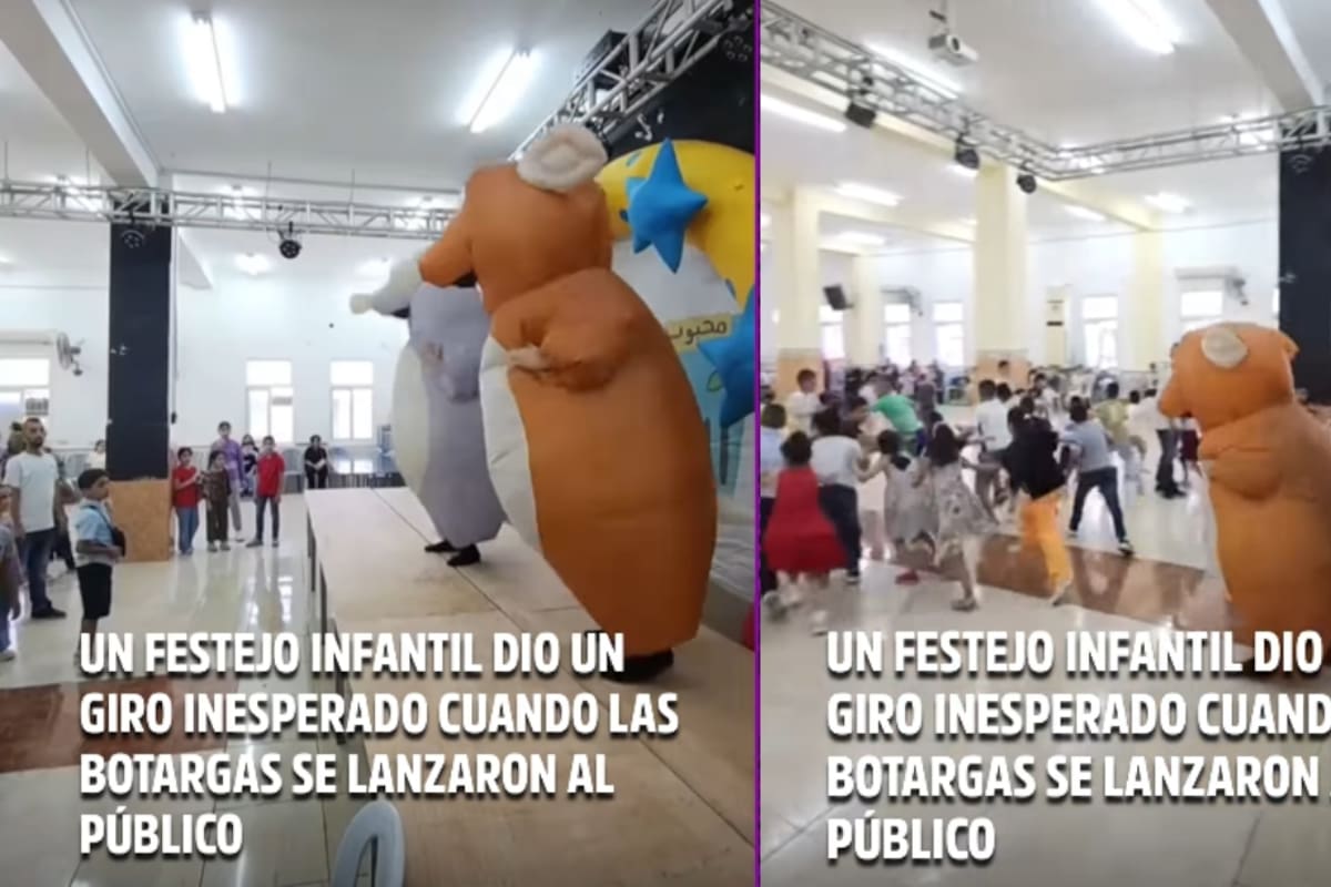“Si fuese su padre me parto de risa”: niños salen aterrorizados luego de que unas botargas saltaran hacia ellos en pleno show y se sintieran amenazados
