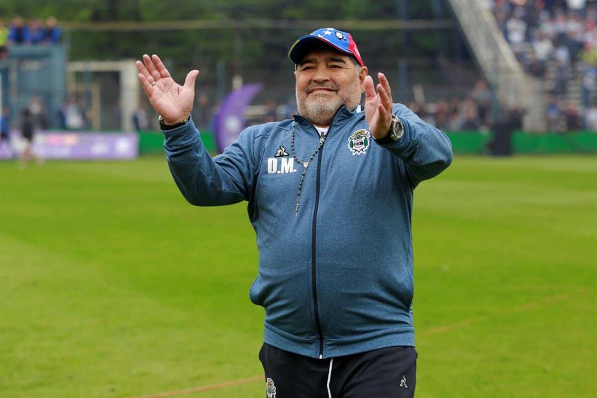 Presidente de Gimnasia, ‘esperanzado’ en que Maradona regrese