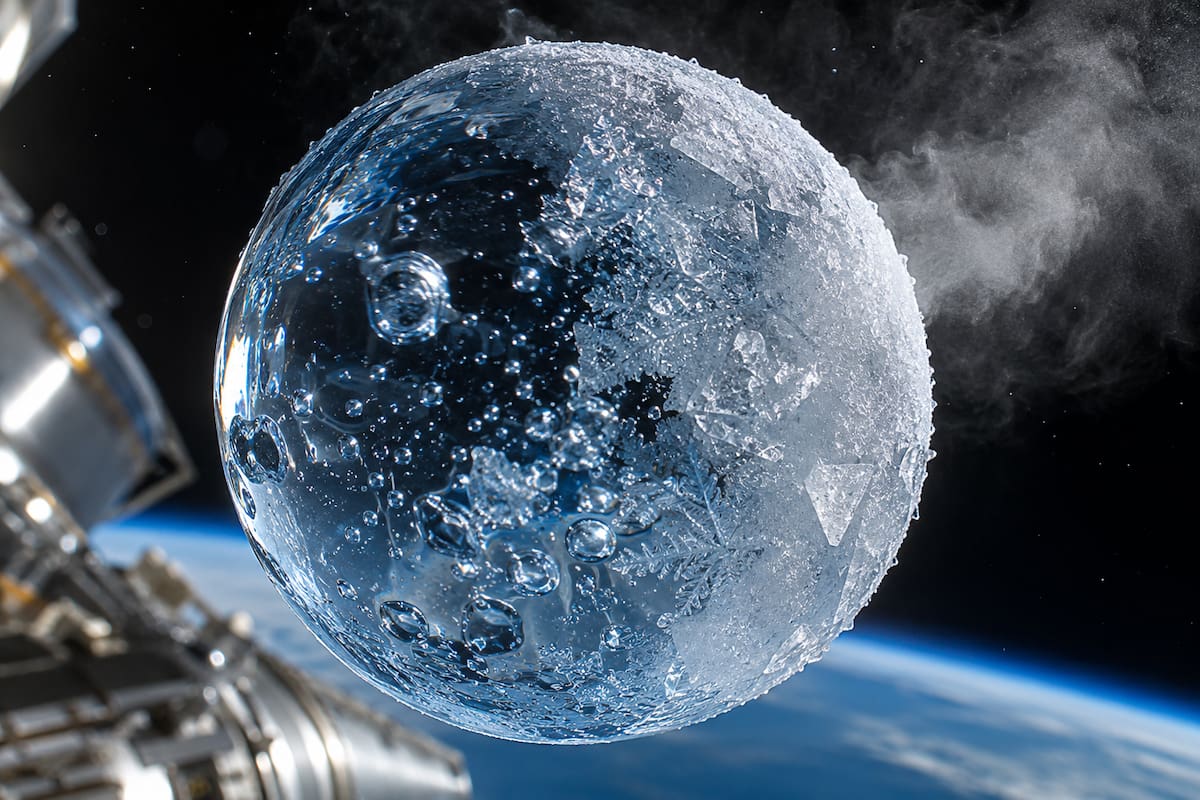 ¿Sabías que en el vacío del espacio, el agua hierve y se congela al mismo tiempo?