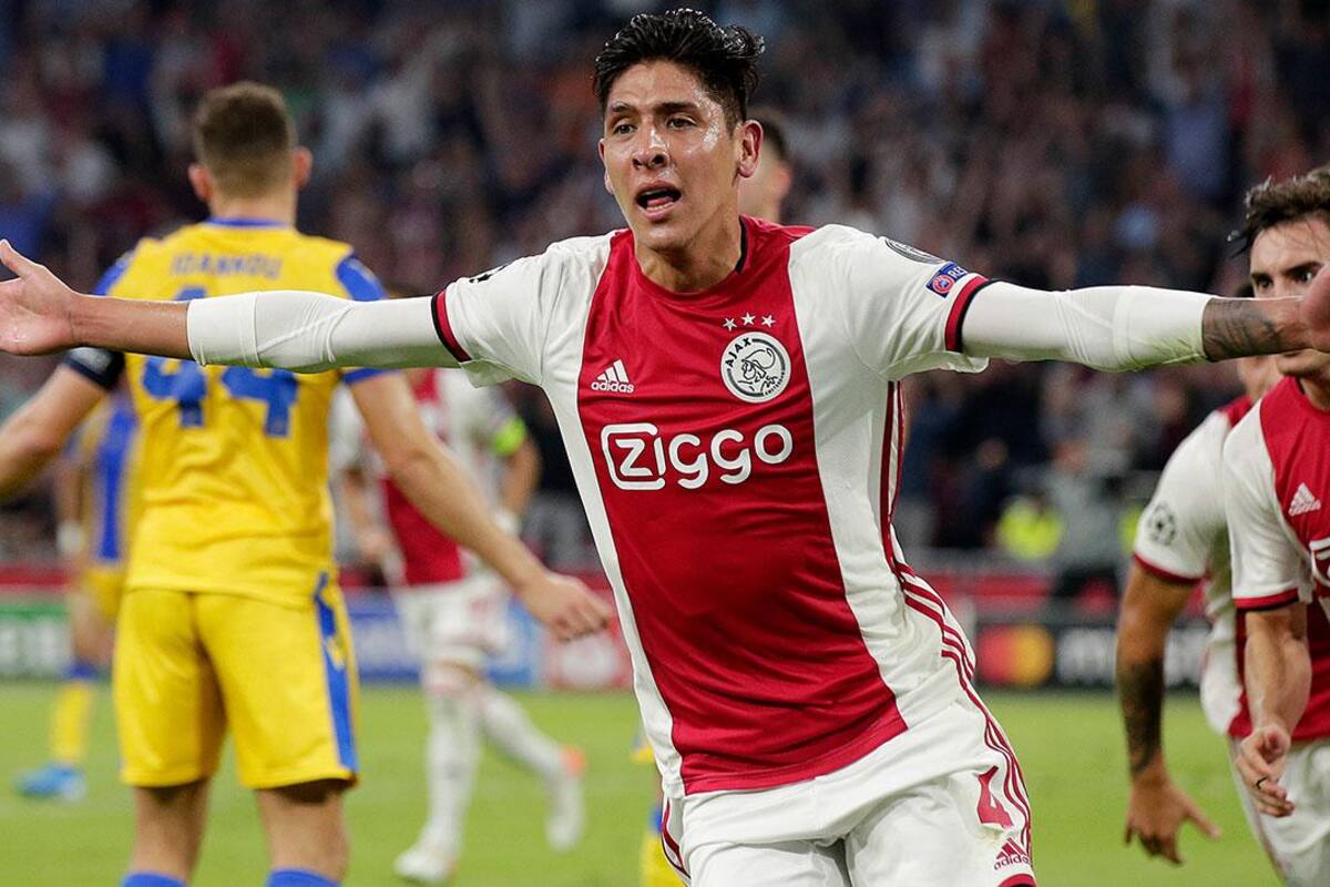 Edson Álvarez disputó partido de entrenamiento con el Ajax