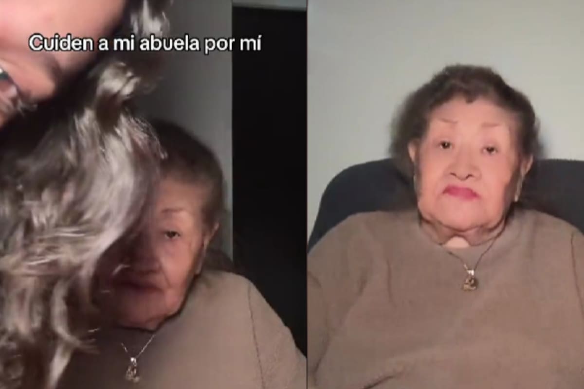 Influencer deja a sus seguidores cuidando a su abuela en cámara, y ella termina regañando a todos