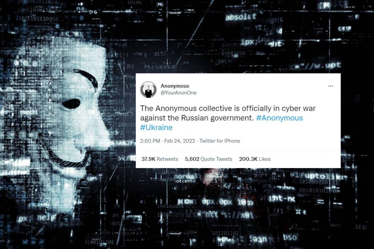 Anonymous declara guerra cibernética contra el gobierno ruso