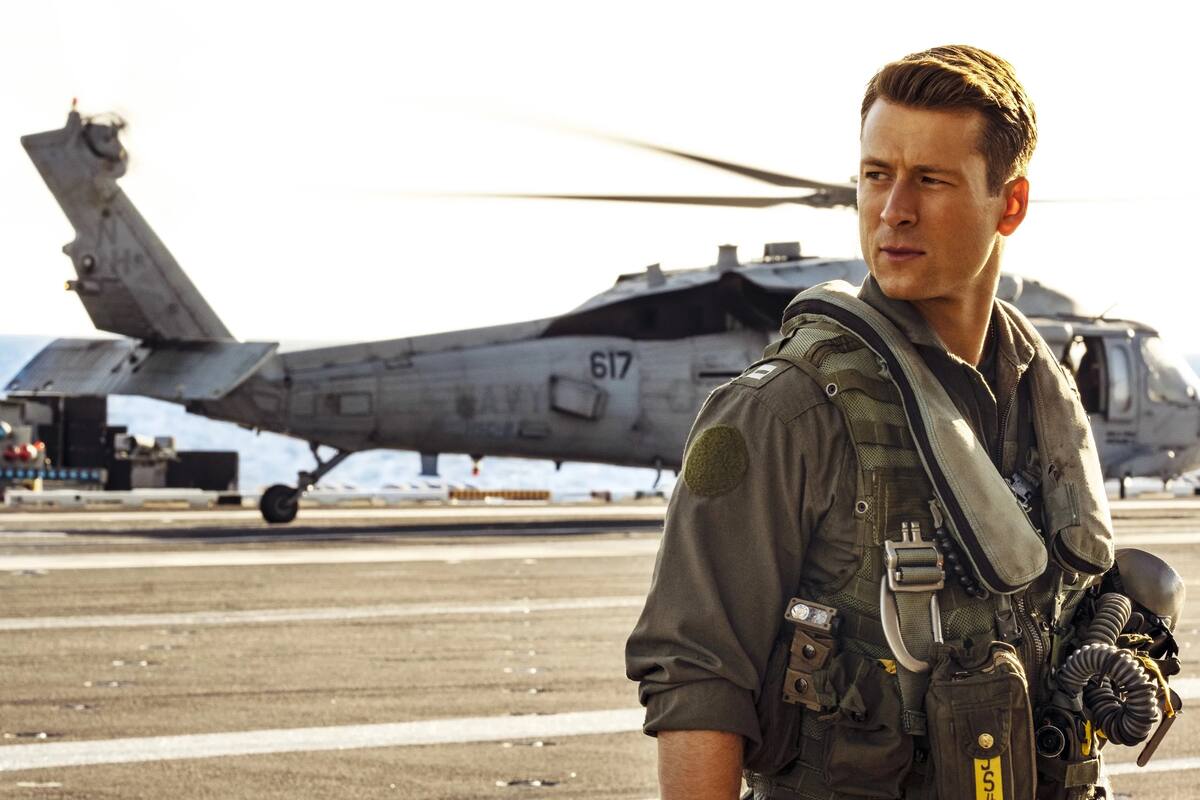 Glenn Powell en "Top Gun: Maverick"