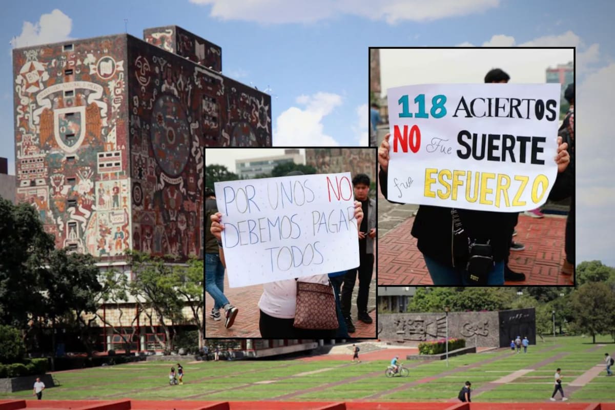 Aspirantes seleccionados por la UNAM marcharán este lunes para exigir que se respete su lugar y rechazar el examen presencial de control tras las irregularidades de la prueba en línea