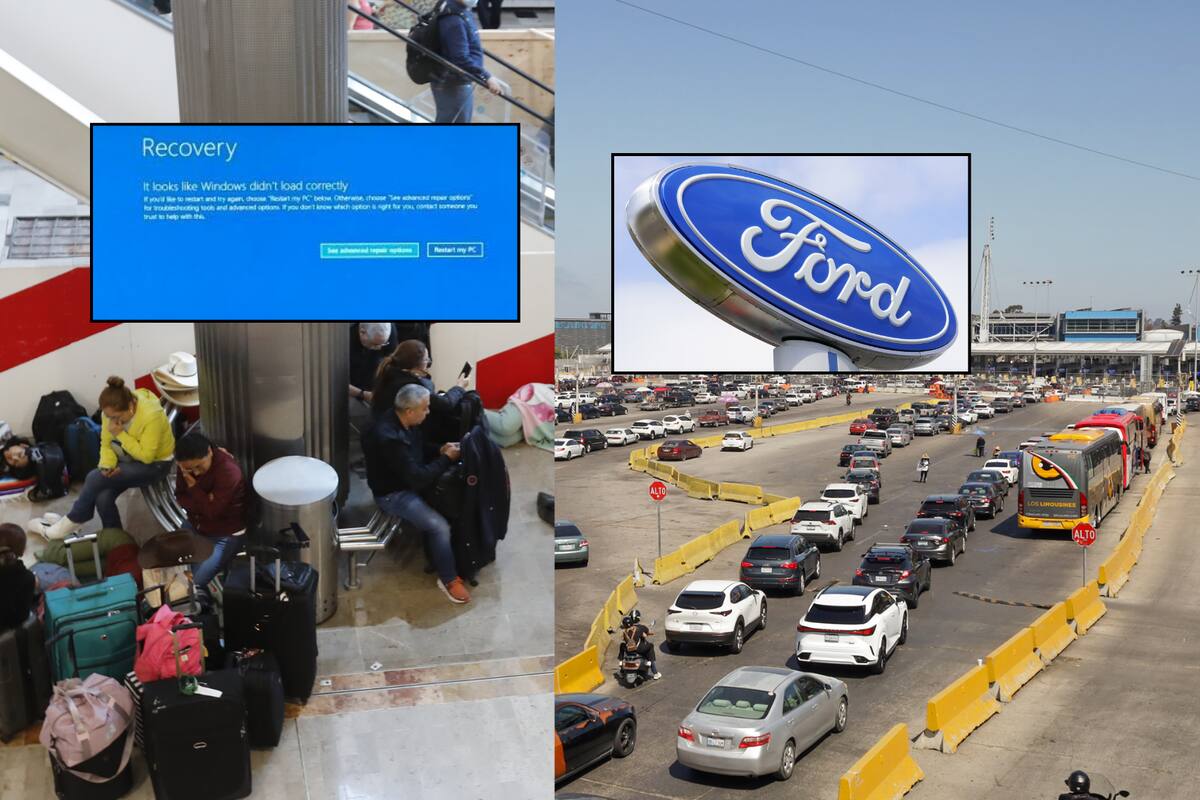 Falla global de Microsoft afecta vuelos, garitas e industria