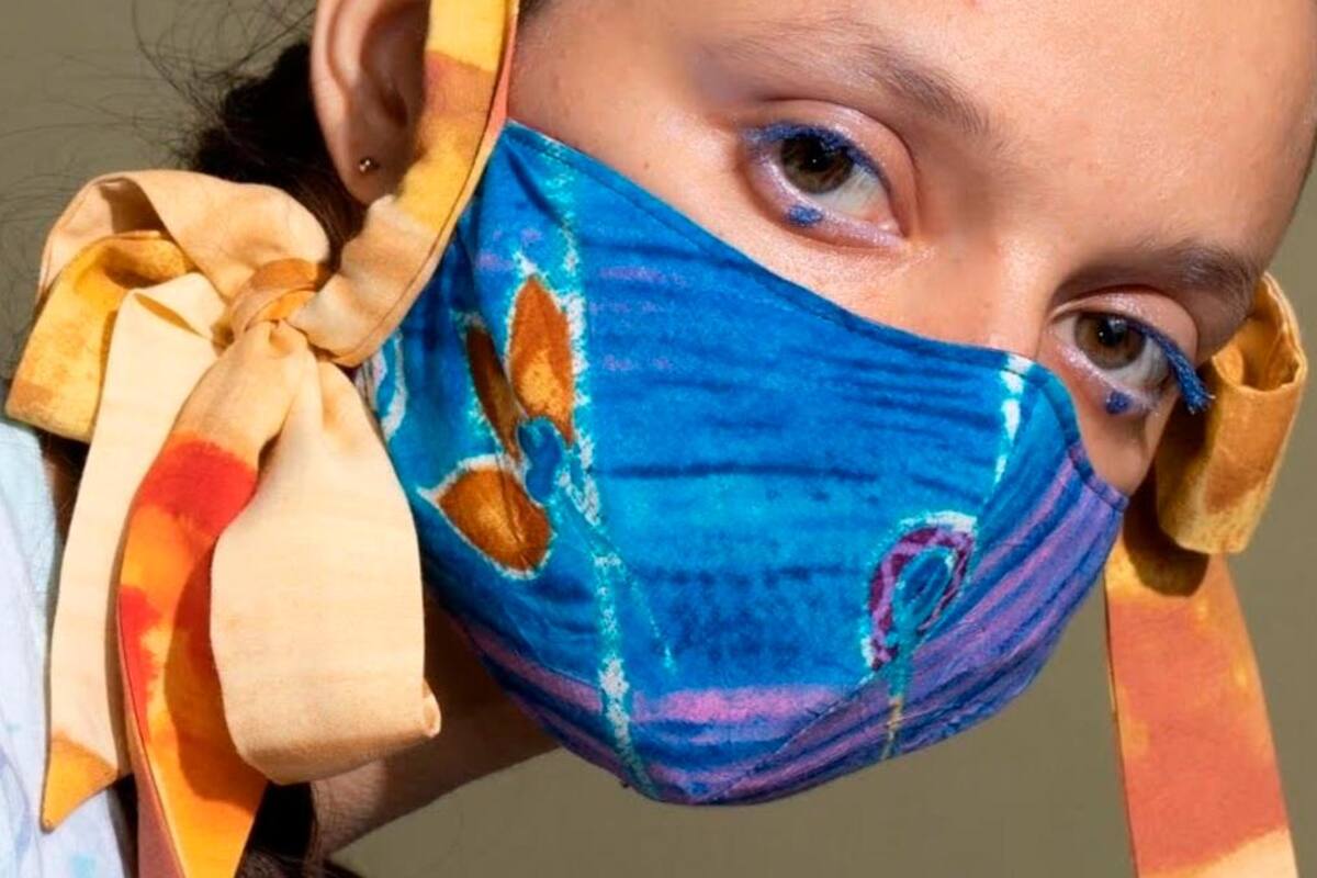 Mascarillas "fashion" para dar color a los tiempos oscuros del COVID-19