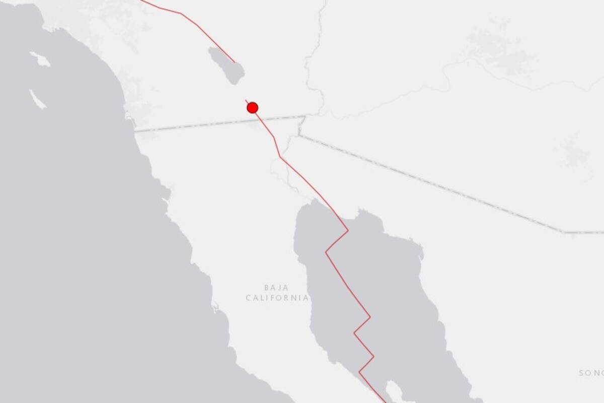 Reportan sismos con epicentro al Norte de Mexicali