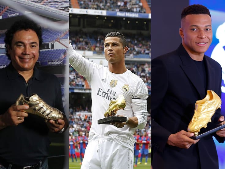 Estos son los jugadores del Real Madrid que han ganado la Bota de Oro