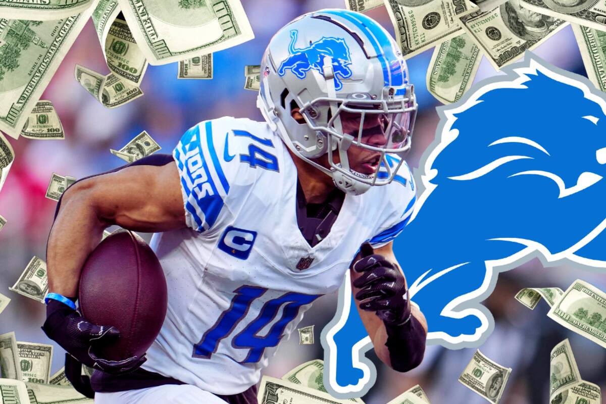 NFL: Leones de Detroit extienden el contrato de su receptor estrella Amon-Ra St. Brown por 4 años y $120 millones de dólares