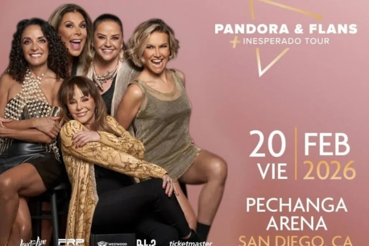 Pandora y Flans llevarán su “Inesperado Tour” a San Diego este febrero